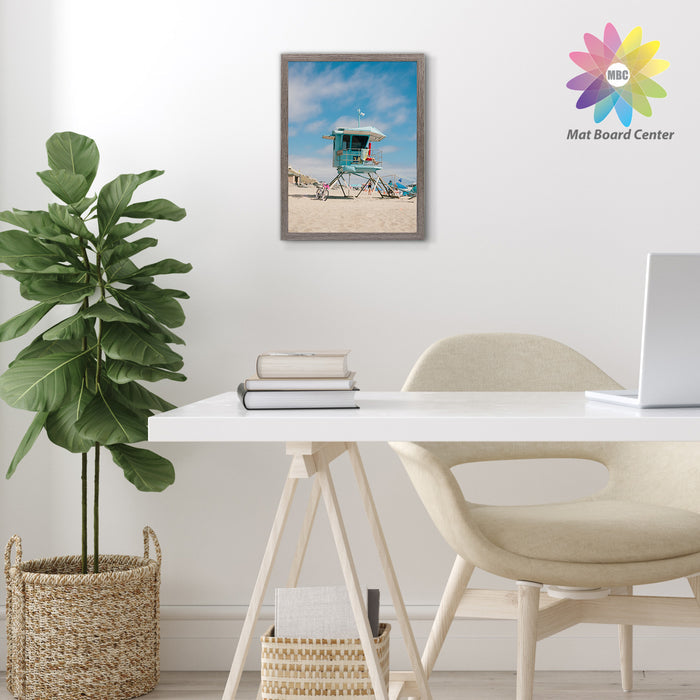 BOGO 12x16 Picture Frame for 8x12 Photo with Ivory Mat and Real Glass (8 Pcs Per Box)