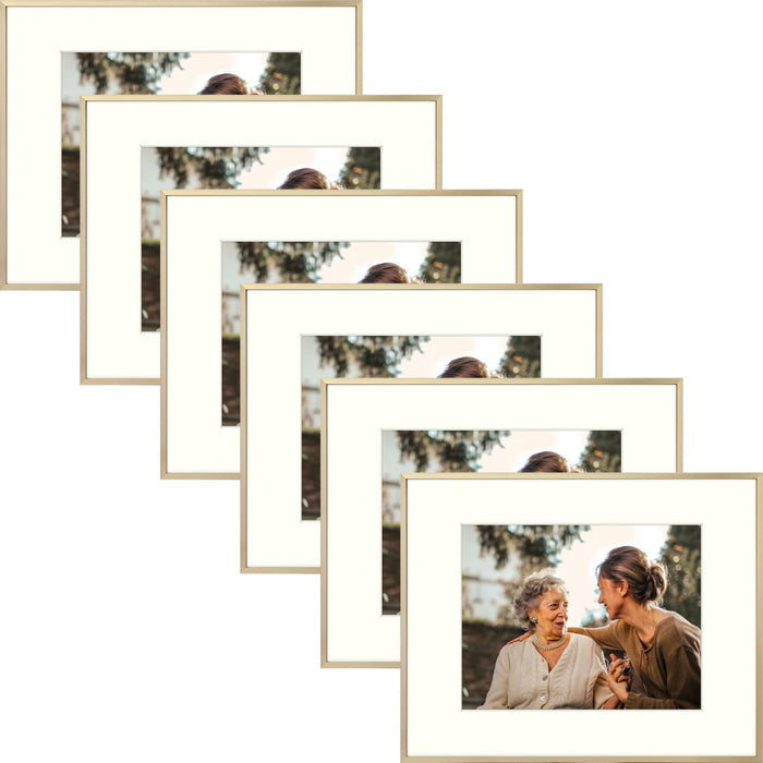 BOGO 16x20 Aluminum Frame for 11x14 Picture Gold (6 Pcs Per Box)