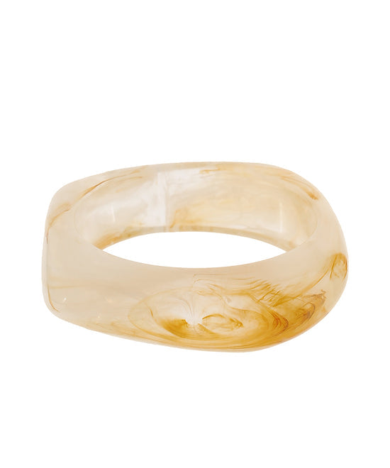 Bold Marble Acrylic Bangle Bracelet