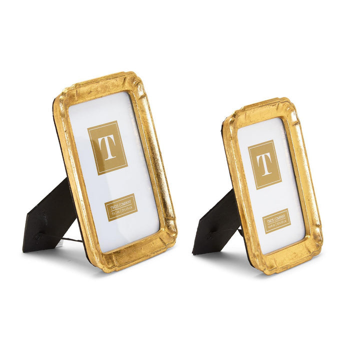 Bonheur Gold Leaf Photo Frame