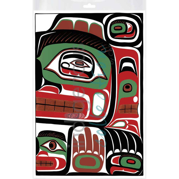 Brentwood Box Grizzly Bear Design Bagged Poster