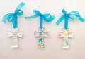 Brights Cutout Acrylic Cross Ornament, 3"x4"