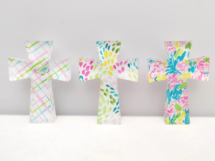 Brights Cutout Acrylic Table Cross, 4"x6"