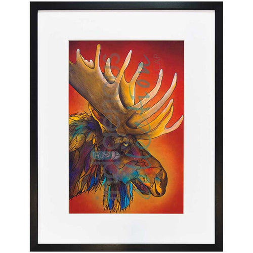 Micqaela Jones Bullwinkle Wall Art | Native Art Canada