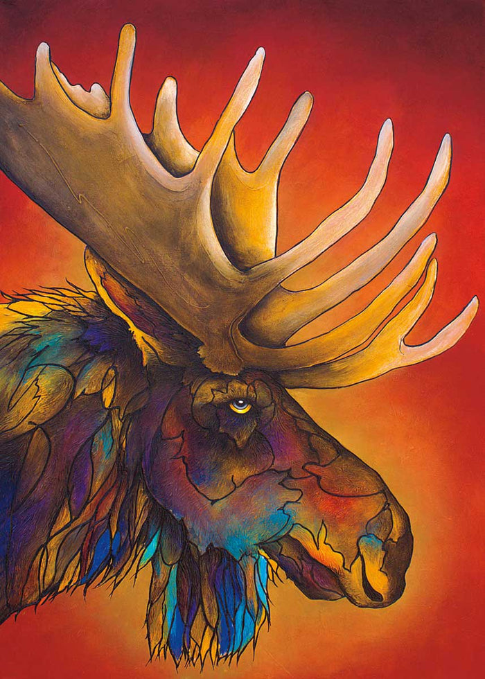 Micqaela Jones Bullwinkle Wall Art | Native Art Canada