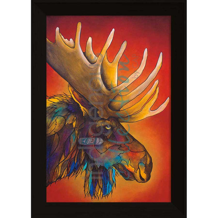 Micqaela Jones Bullwinkle Wall Art | Native Art Canada