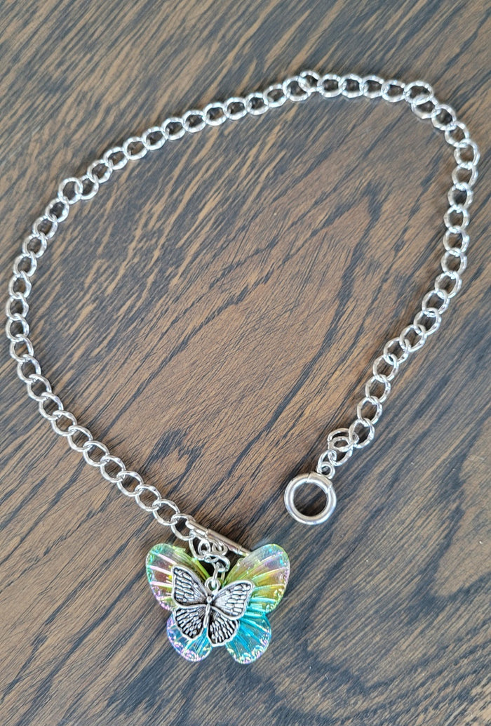 Butterfly necklace indigenous art gift Canada