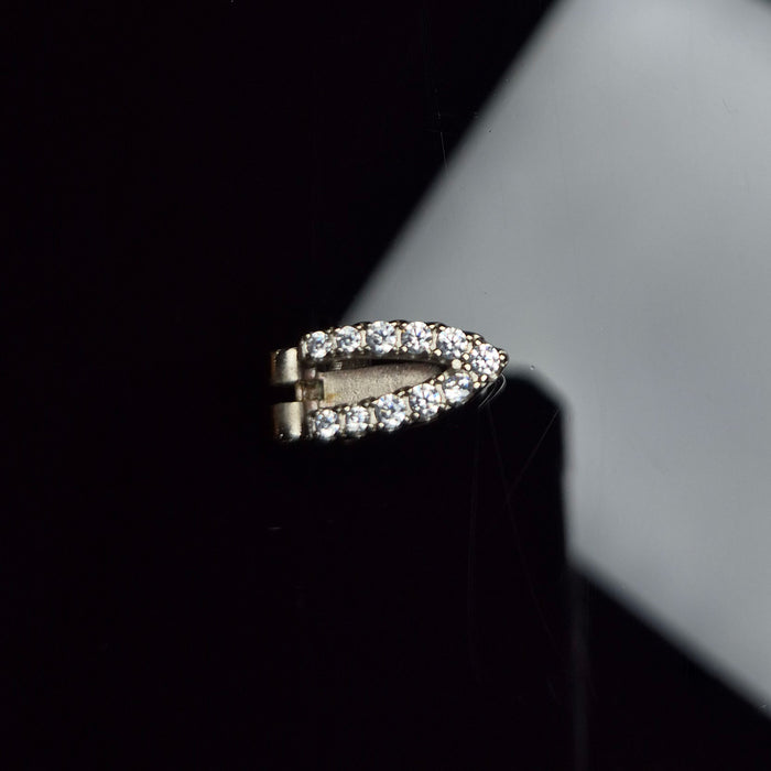C Decor Diamonds Prong Set C Piece - Silver (Unit)