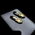 C Decor Side Hinges - Brushed Gold