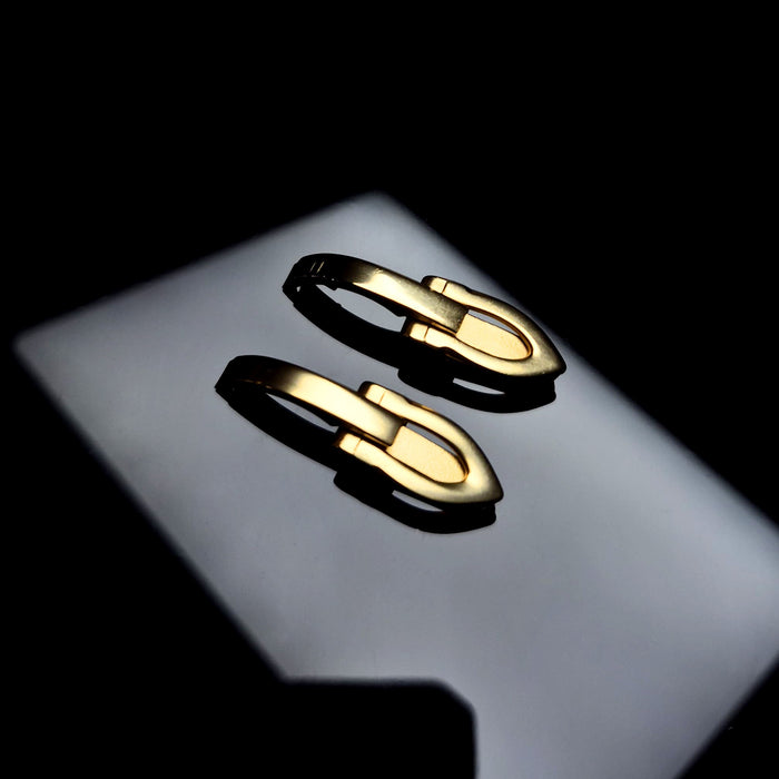 C Decor Side Hinges - Brushed Gold