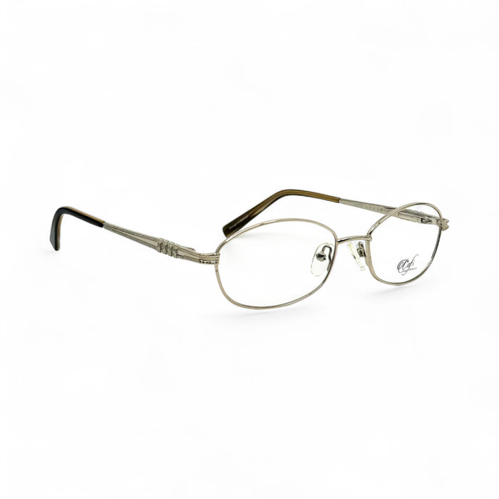 Cafr™ C422F - Silver Wires w/ Clear Ovals
