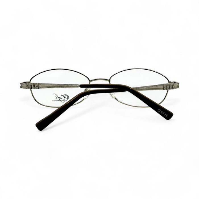 Cafr™ C422F - Silver Wires w/ Clear Ovals