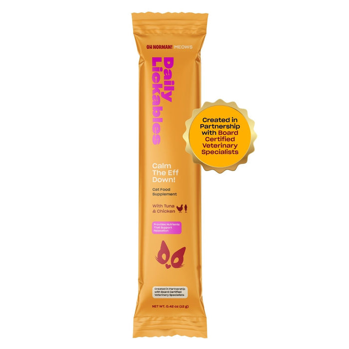 Best Daily Lickable For Cats; Oh Norman! Calming Lickabl