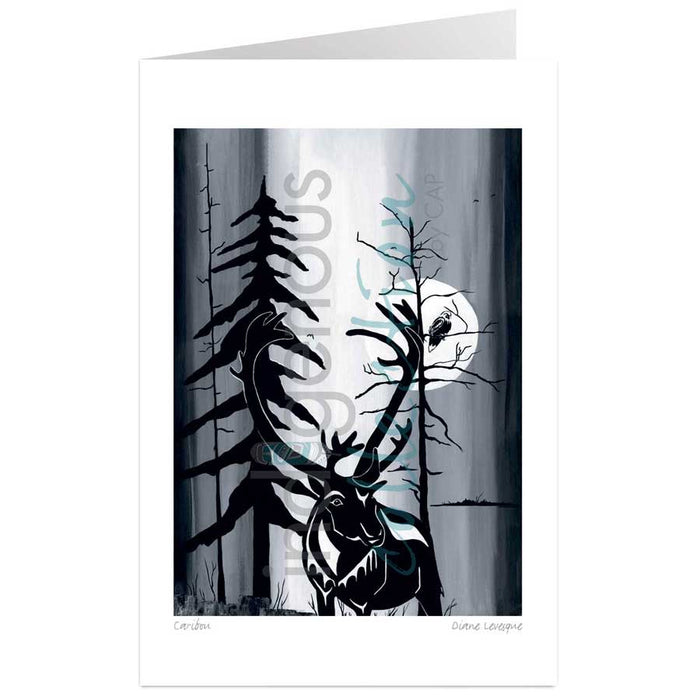 Diane Levesque Caribou Wall Art | Native Art Canada