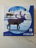 Caribou Winter indigenous puzzle by Mark Preston Canada
