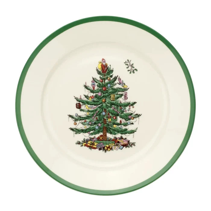 Christmas Tree Luncheon Plate 9"