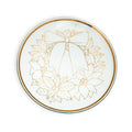 Christmas Wreath Plate 13"