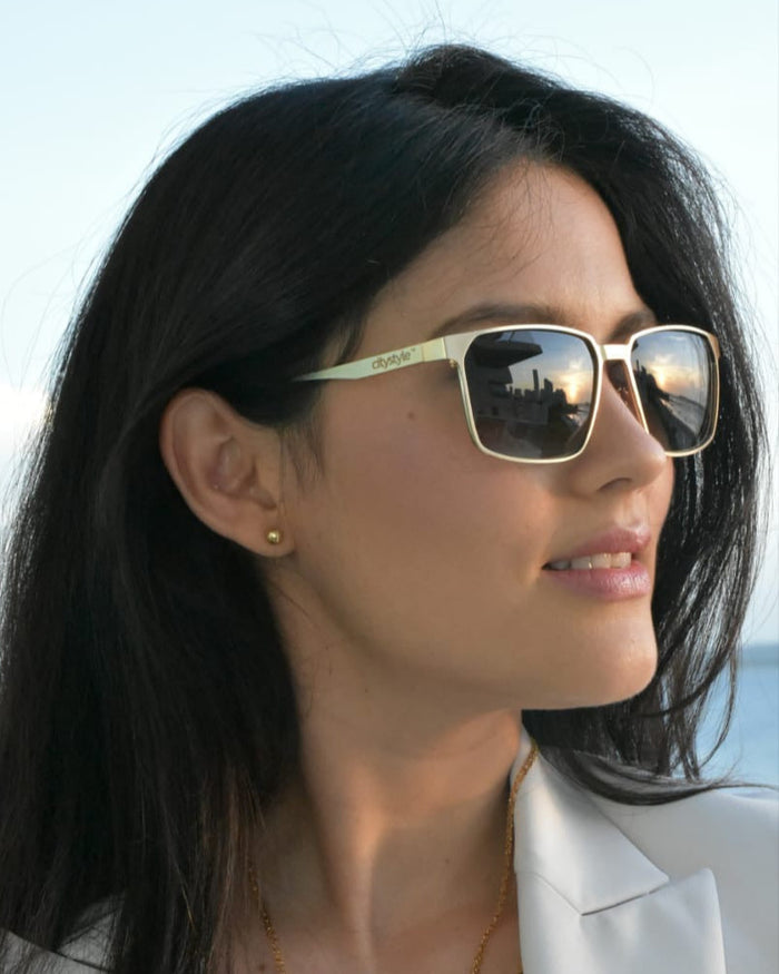CityStyle™ Solar Aviator - Brushed Gold