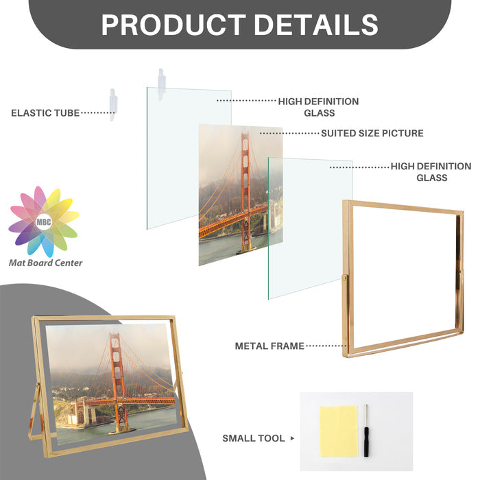 Clearance 10x8 Floating Frame Displays Any Size Photo up to 10 by 8 (24 Pcs Per Box)