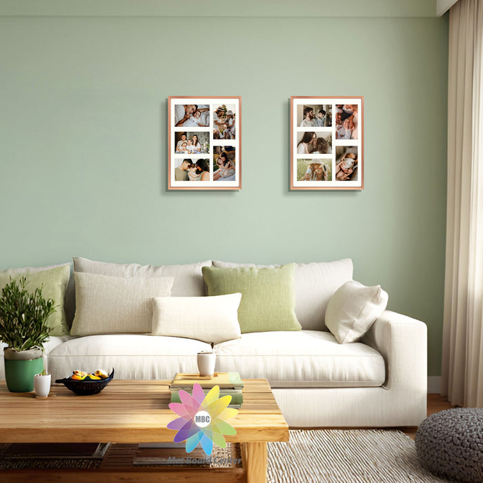 Clearance 11x14 Aluminum Collage Picture Frame for Five 4x6 Photos (6 Pcs per Box)