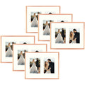 Clearance 11x14 Aluminum Collage Picture Frame for Two 5x7 Photos (6 Pcs per Box) Rose Gold