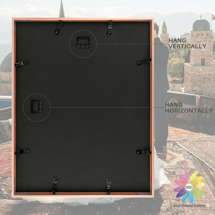 Clearance 11x14 Aluminum Collage Picture Frame for Two 5x7 Photos (6 Pcs per Box)