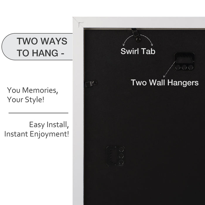 Clearance 11x14 MDF Frame for 8x10 Picture White (8 Pcs per Box)