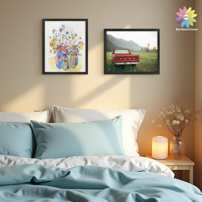 Clearance 11x14 Picture Frame for 8x10 Photo with White Mat and Plexiglass (16 Pcs per Box)