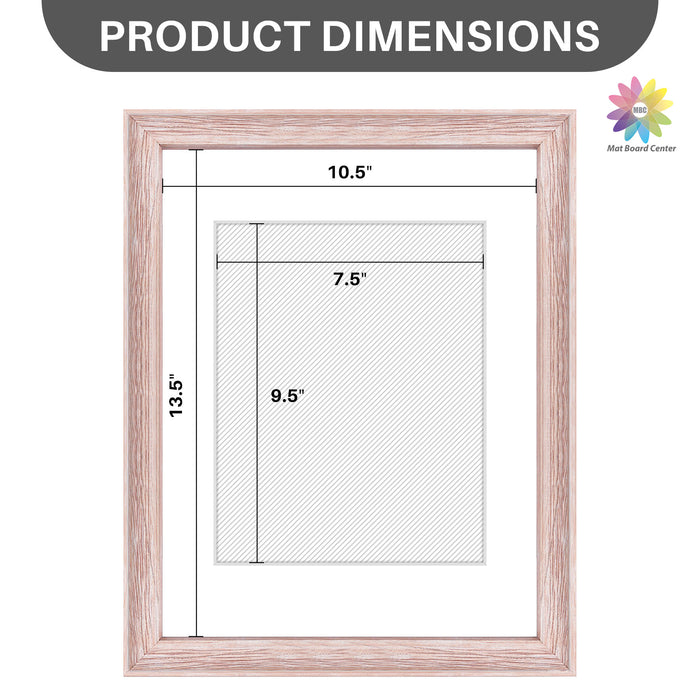Clearance 11x14 Picture Frame for 8x10 Photo with White Mat and Plexiglass (6 Pcs Per Box) (Copy)