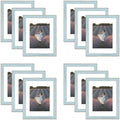 Clearance 11x14 Picture Frame for 8x10 Picture with Plexiglass (12 Pcs Per Box) Blue