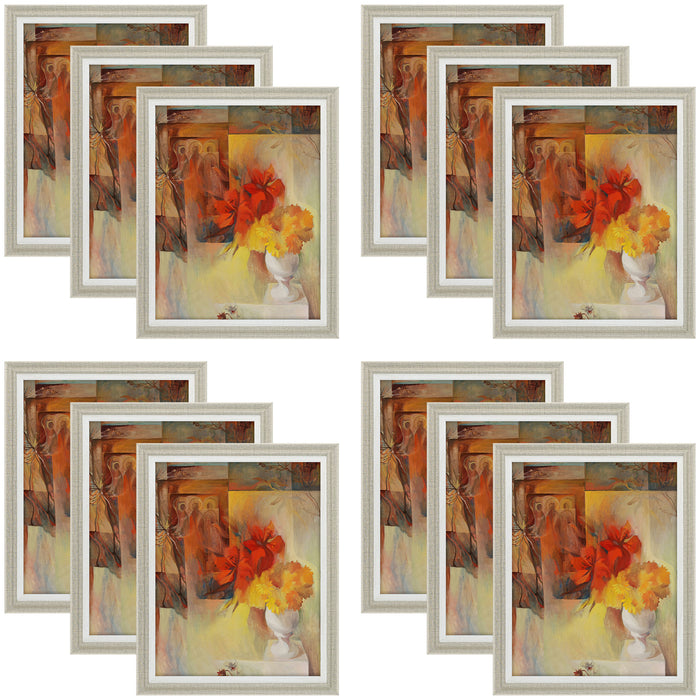 Clearance 11x14 Picture Frame with Plexiglass (12 Pcs Per Box) Light Grey