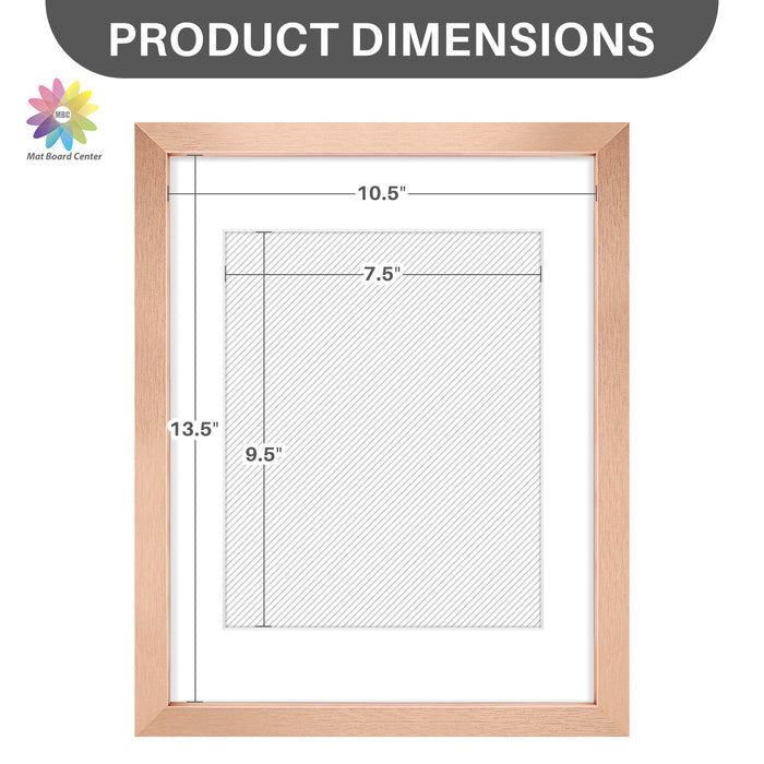 Clearance 11x14 Rose Gold Picture Frame for 8x10 Photo (18 Pcs Per Box)