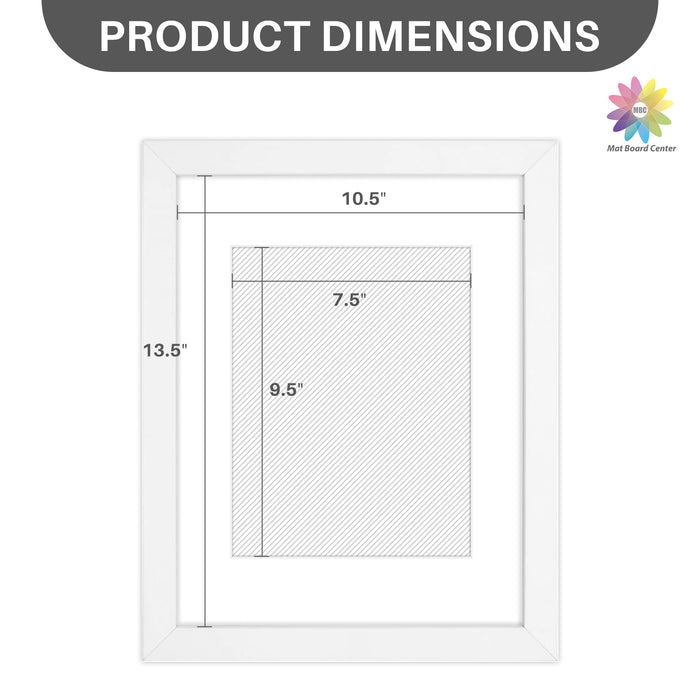 Clearance 11x14 White Wood Frame for 8x10 Picture (10 Pcs per Box)