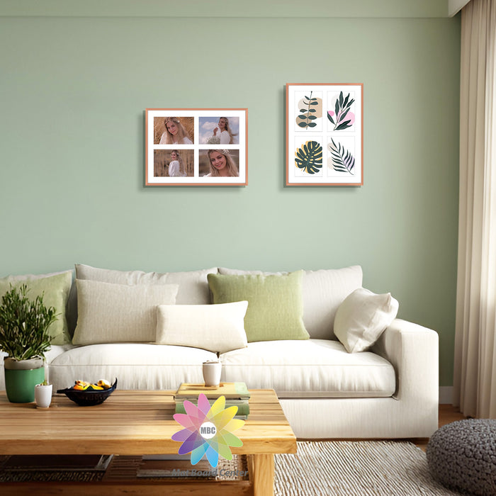 Clearance 12x16 Aluminum Collage Picture Frame for Four 5x7 Photos (6 Pcs per Box)