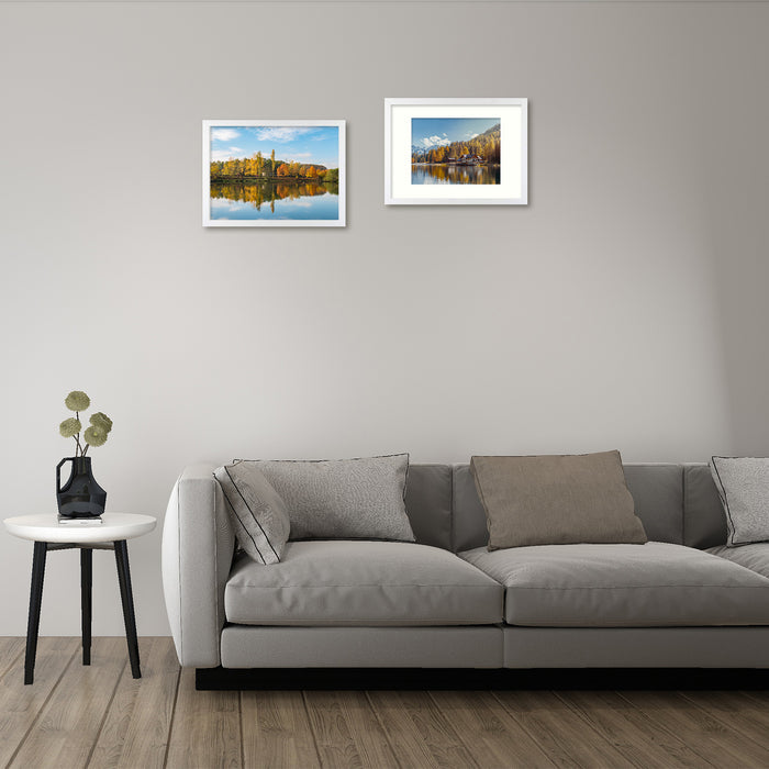 Clearance 12x16 Picture Frame for 8.5x11 Picture with Ivory Mat (8 Pcs per Box)
