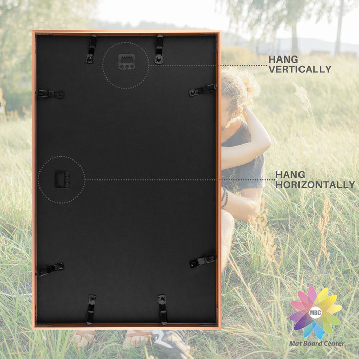 Clearance 12x19 Aluminum Collage Picture Frame for Two 8x10 Photos (6 Pcs per Box)