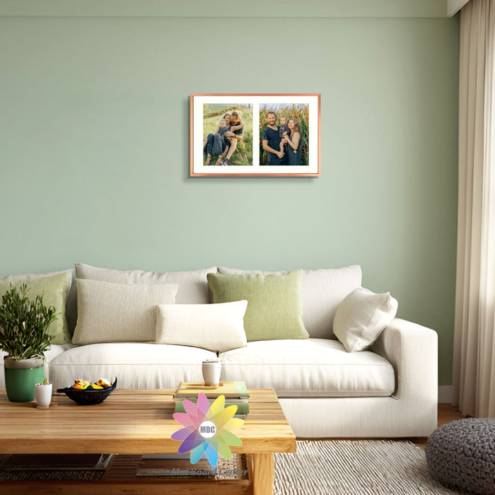 Clearance 12x19 Aluminum Collage Picture Frame for Two 8x10 Photos (6 Pcs per Box)