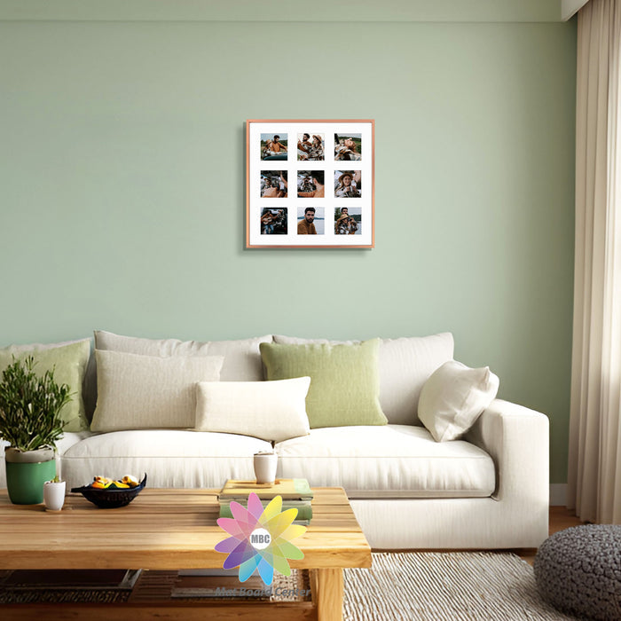 Clearance 16x16 Aluminum Collage Picture Frame for Nine 4x4 Photos (6 Pcs per Box)