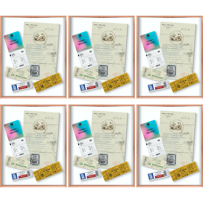 Clearance 16x20 Floating Frame For Any Size Photo Up to 16 by 20 Rose Gold (6 Pcs Per Box)