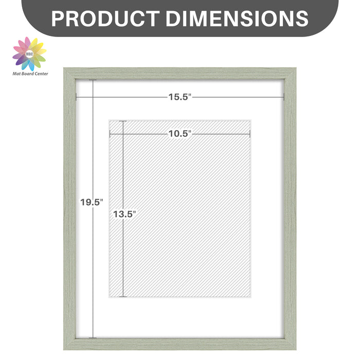 Clearance 16x20 Picture Frames for 11x14 Photo with White Mat and Plexiglass (12 Pcs Per Box)
