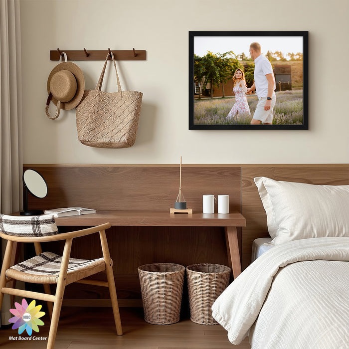 Clearance 16x20 Picture Frames for 11x14 Photo with White Mat and Plexiglass (9 Pcs Per Box)