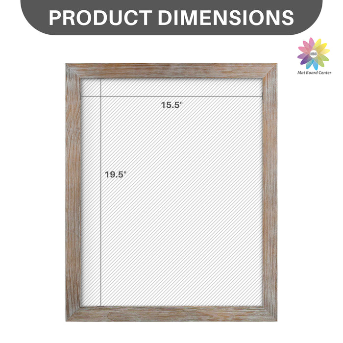 Clearance 16x20 Poster Frame with Plexiglass Rustic Grey (6 Pcs Per Box)