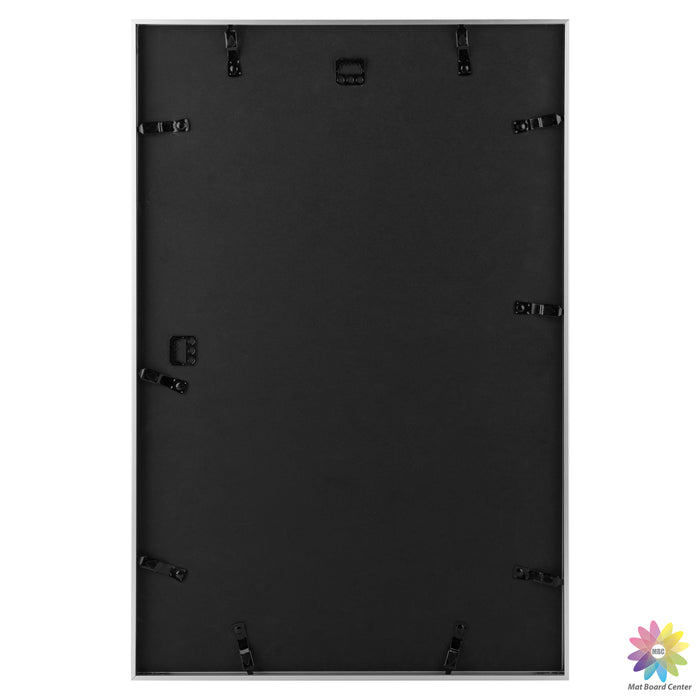 Clearance 16x24 Aluminum Picture Frame for 12x18 Pictures with Mat Silver (6 Pcs Per Box)