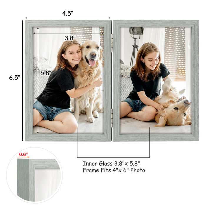Clearance 4x6 Double Picture Frame (10 Pcs Per Box)