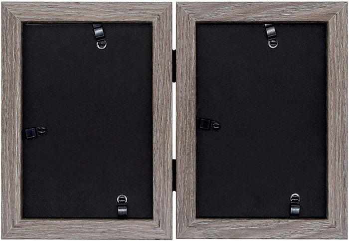 Clearance Double Picture Frame For 4x6 Photo Hinged Frames (10 Pcs Per Box)