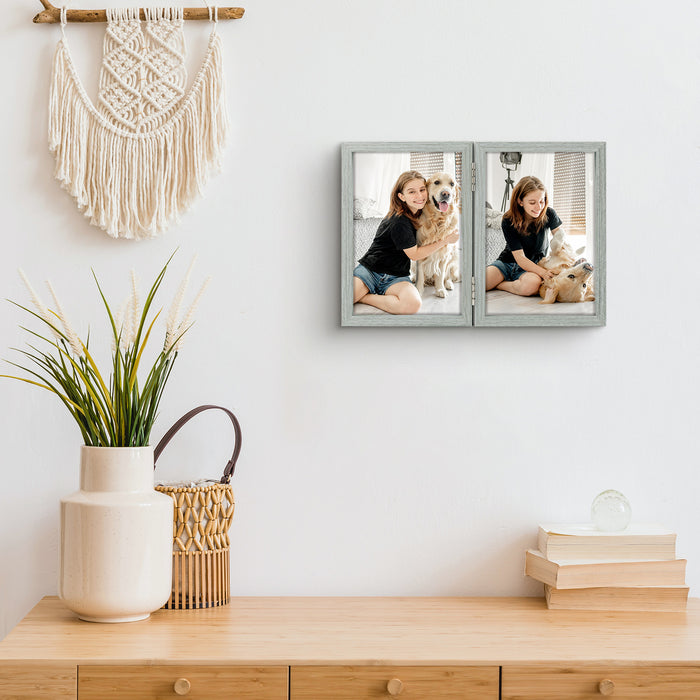 Clearance 4x6 Double Picture Frame (10 Pcs Per Box)