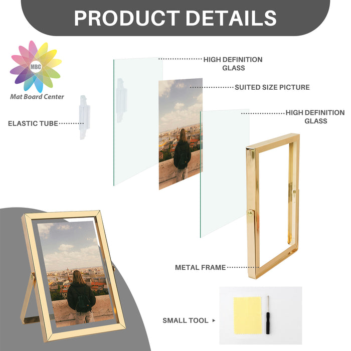 Clearance 4x6 Floating Frame Displays Any Size Photo up to 4 by 6 (24 Pcs Per Box)