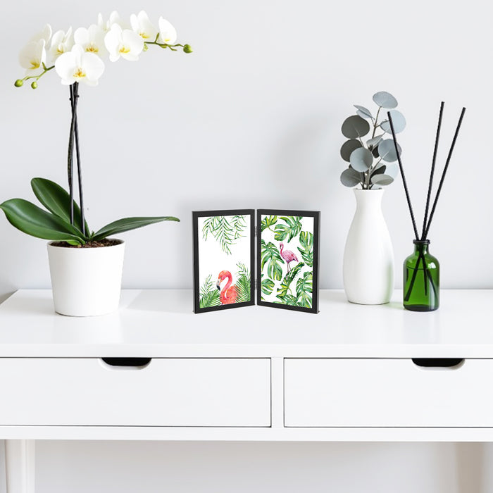 Clearance 4x6 Floating Frame, Double Hinged Metal Frame Displays Any Size Photo up to 4 by 6 (12 Pcs Per Box) (Copy)