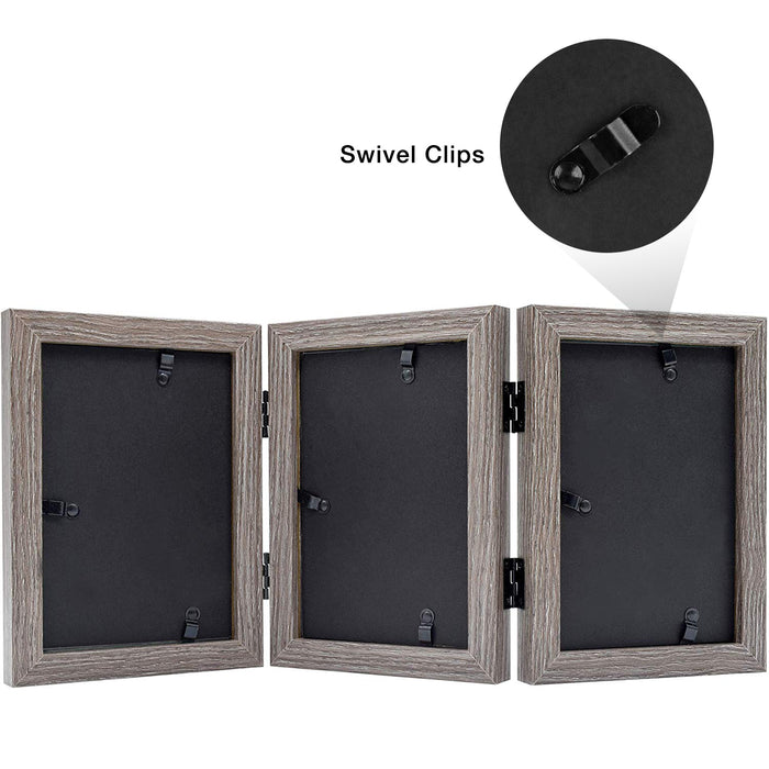 Clearance Three Picture Frame for Three 4x6 Pictures (8 Pcs per Box)