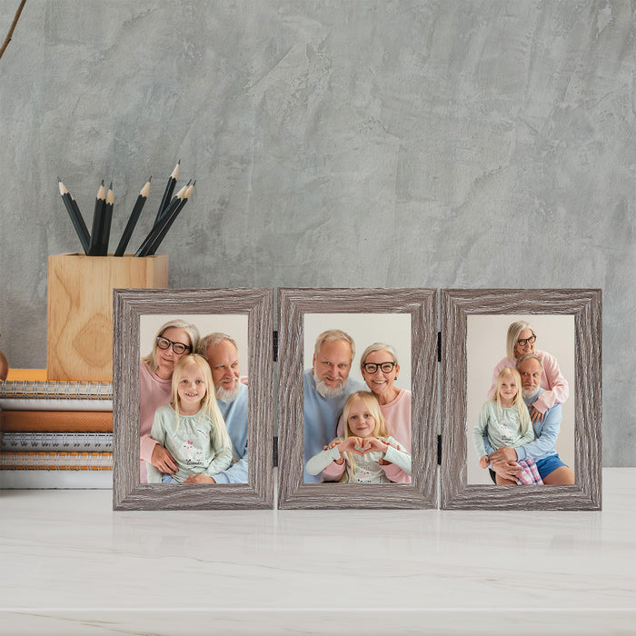 Clearance Three Picture Frame for Three 4x6 Pictures (8 Pcs per Box)